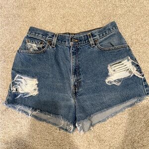 Levi's Classic Blue Jean Shorts